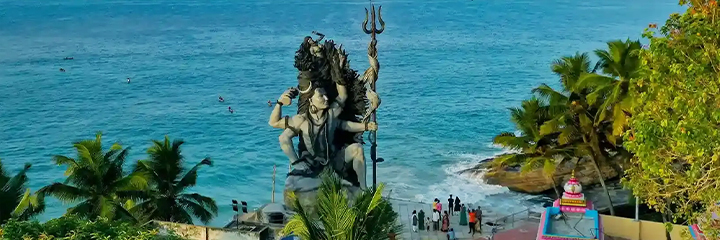 Azhimala Shiva Temple and Beach